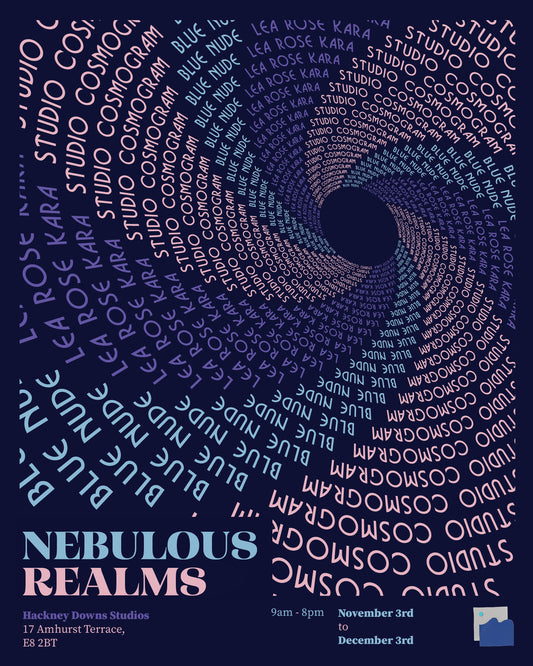 Blue Nude ~ Slow Fashion Brand - Nebulous Realms Art Exhibition Hackney Downs Studios