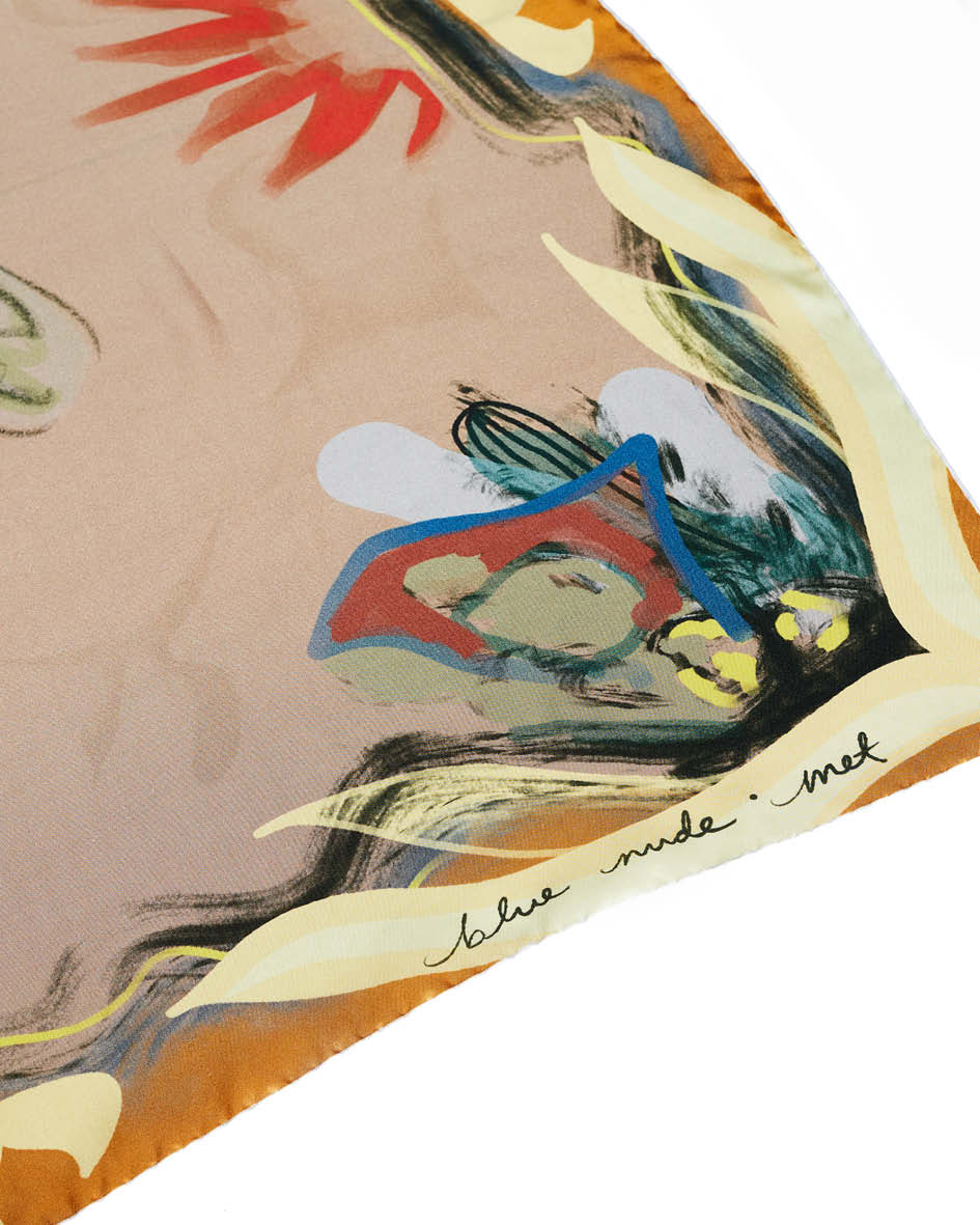 Blue Nude ~ Slow Fashion Brand - Cholla Silk Scarf