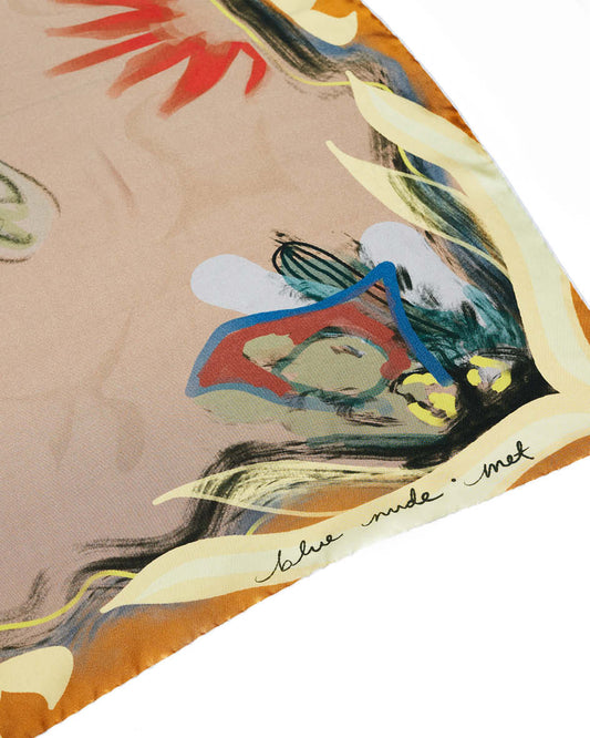 Blue Nude ~ Slow Fashion Brand - Cholla Silk Scarf