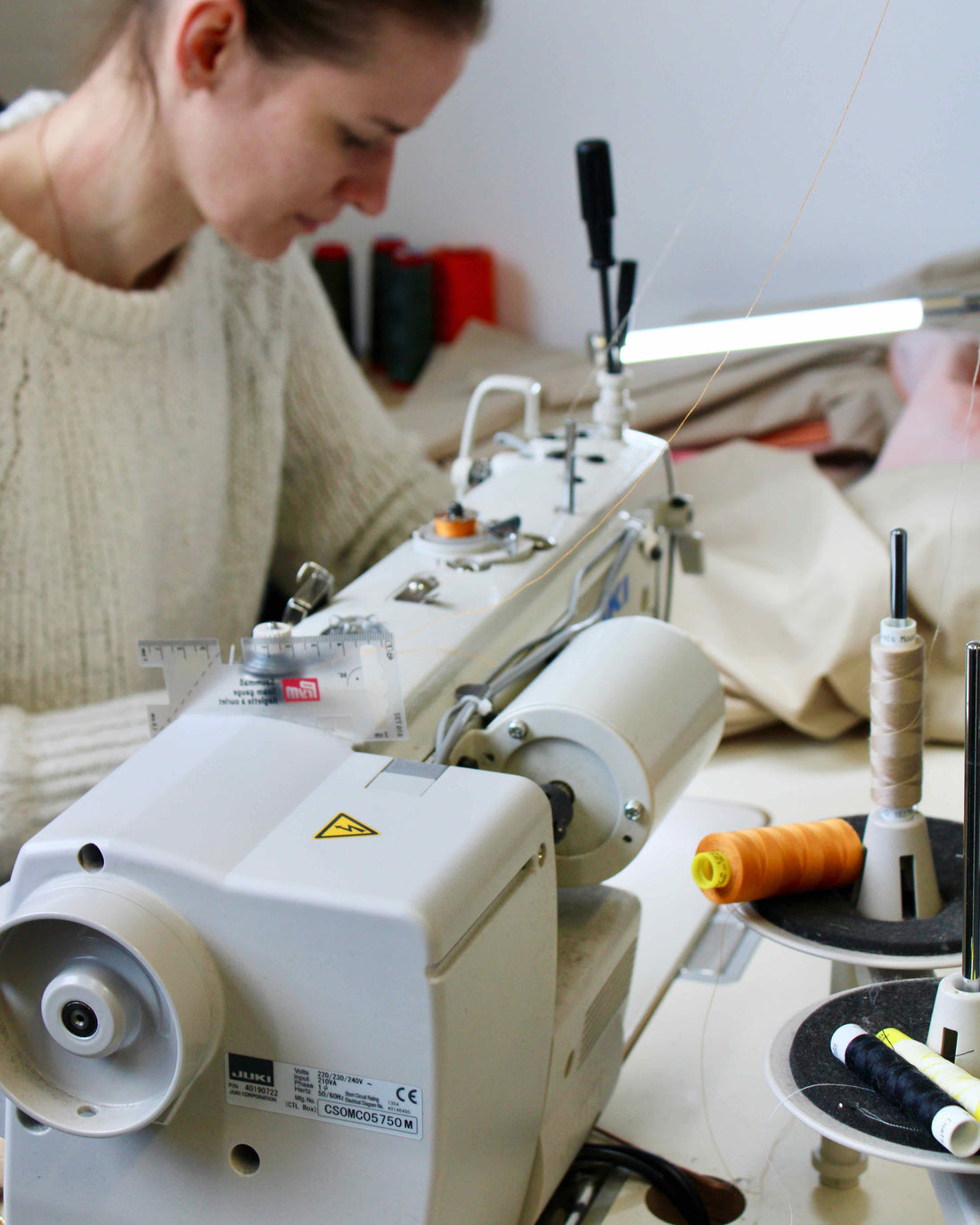 Blue Nude ~ slow fashion brand - Ocotillo Dress manufacturing