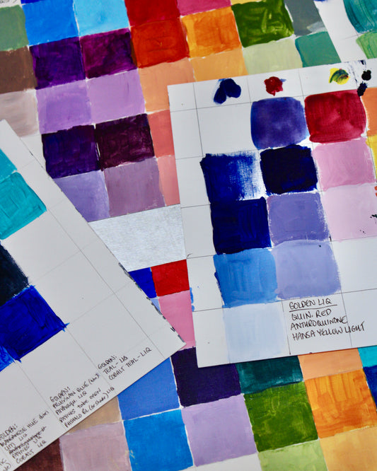 Blue Nude ~ Slow Fashion Brand - La Lueur Colour Palettes in Susan Protsack's Studio