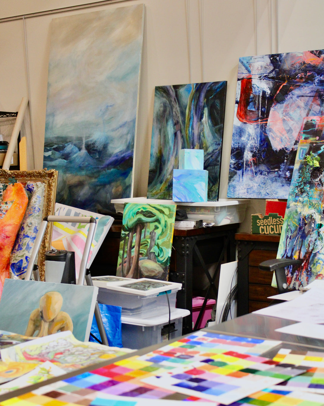 Blue Nude ~ Slow Fashion Brand - Susan Protsack's Studio in Kelowna, BC, Canada