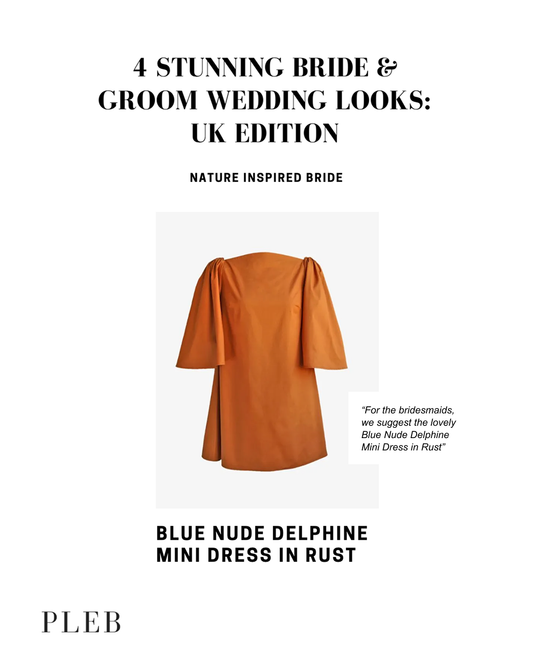 4 Stunning Bride & Groom Wedding Looks: UK Edition with PLEB Magazine (March 2025)