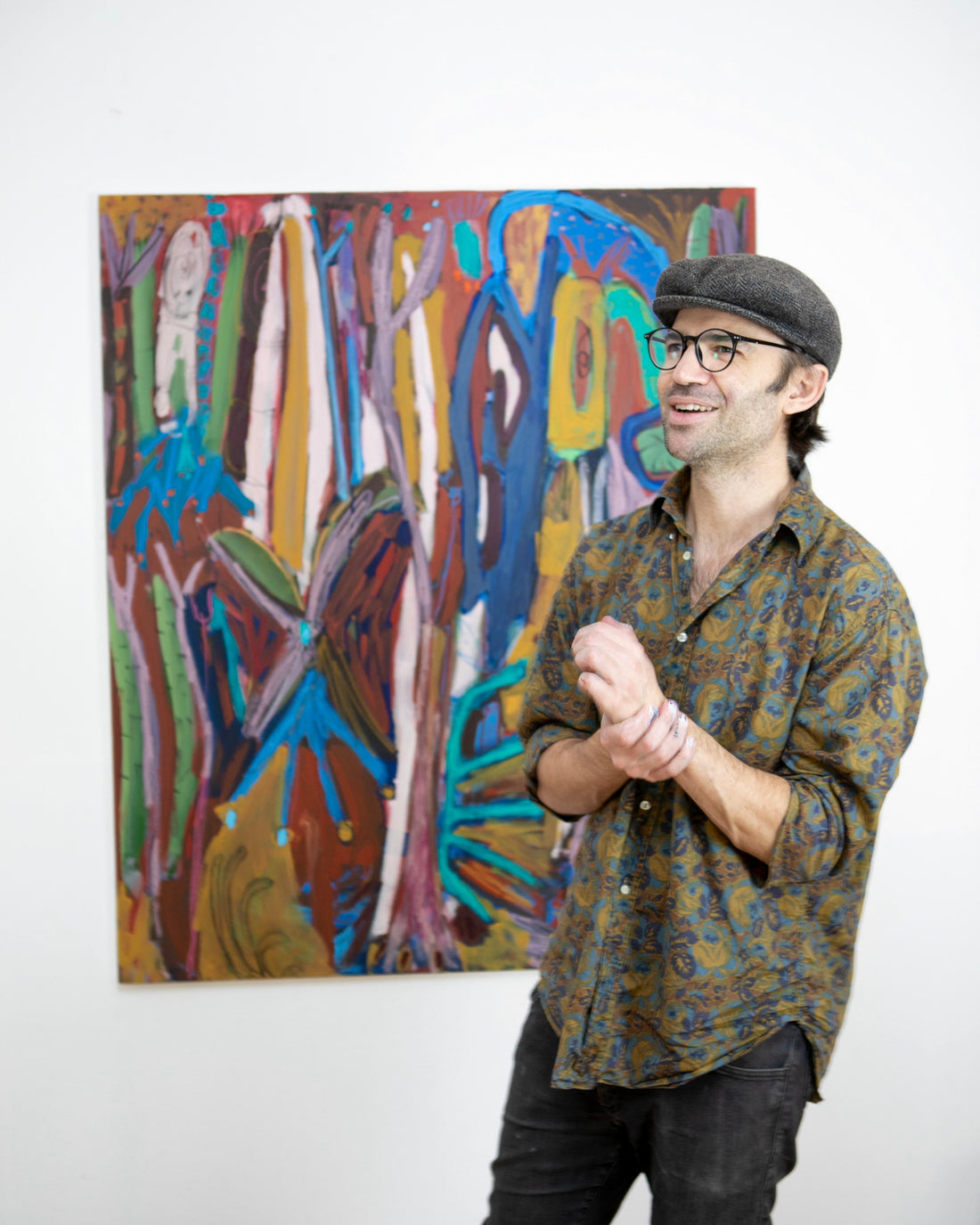 Blue Nude ~ Slow Fashion Brand - James Watkins with Sal's Original Artwork