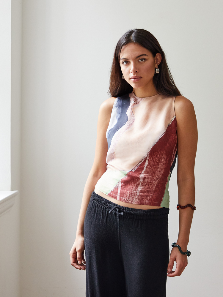Blue Nude ~ Slow Fashion Brand - Privada Sleeveless Top