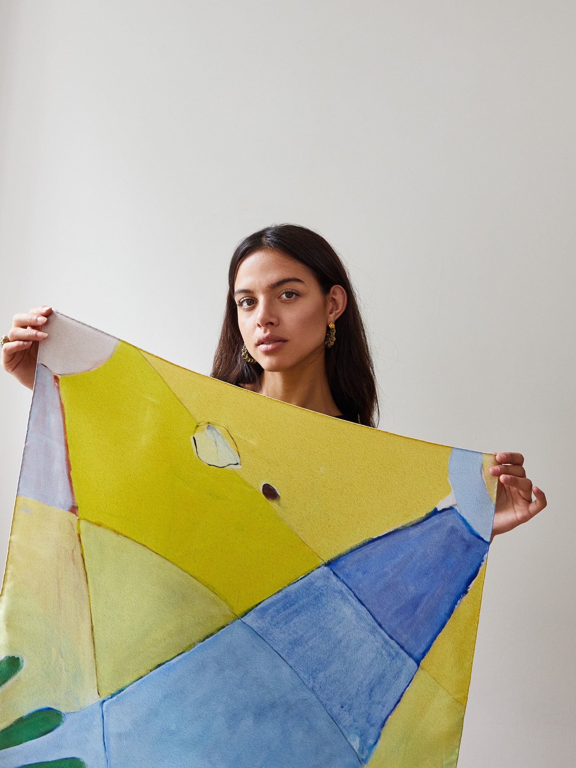 Blue Nude ~ Slow Fashion Brand - Sol Silk Square Scarf