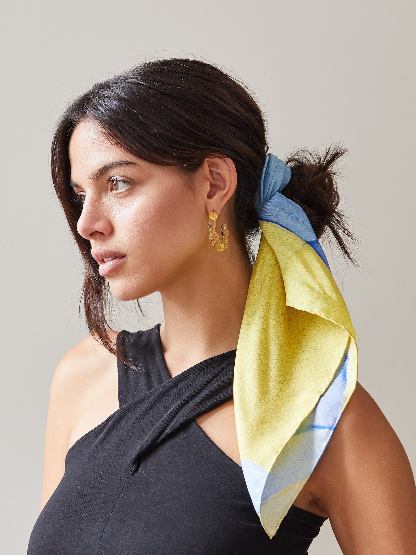 Blue Nude ~ Slow Fashion Brand - Sol Silk Square Scarf