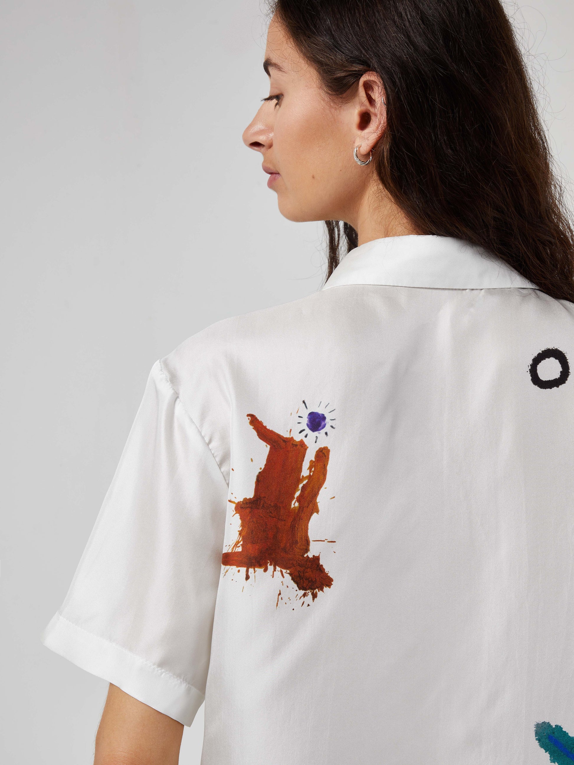 Blue Nude ~ Slow Fashion Brand - Isalos Silk Button-Up