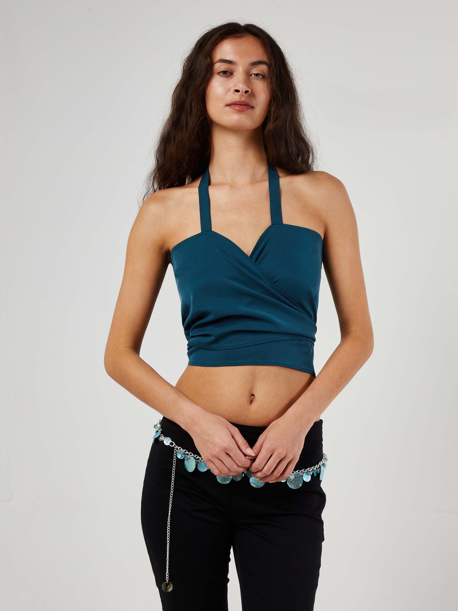 Blue Nude ~ Slow Fashion Brand - Hedone Halter Wrap Top