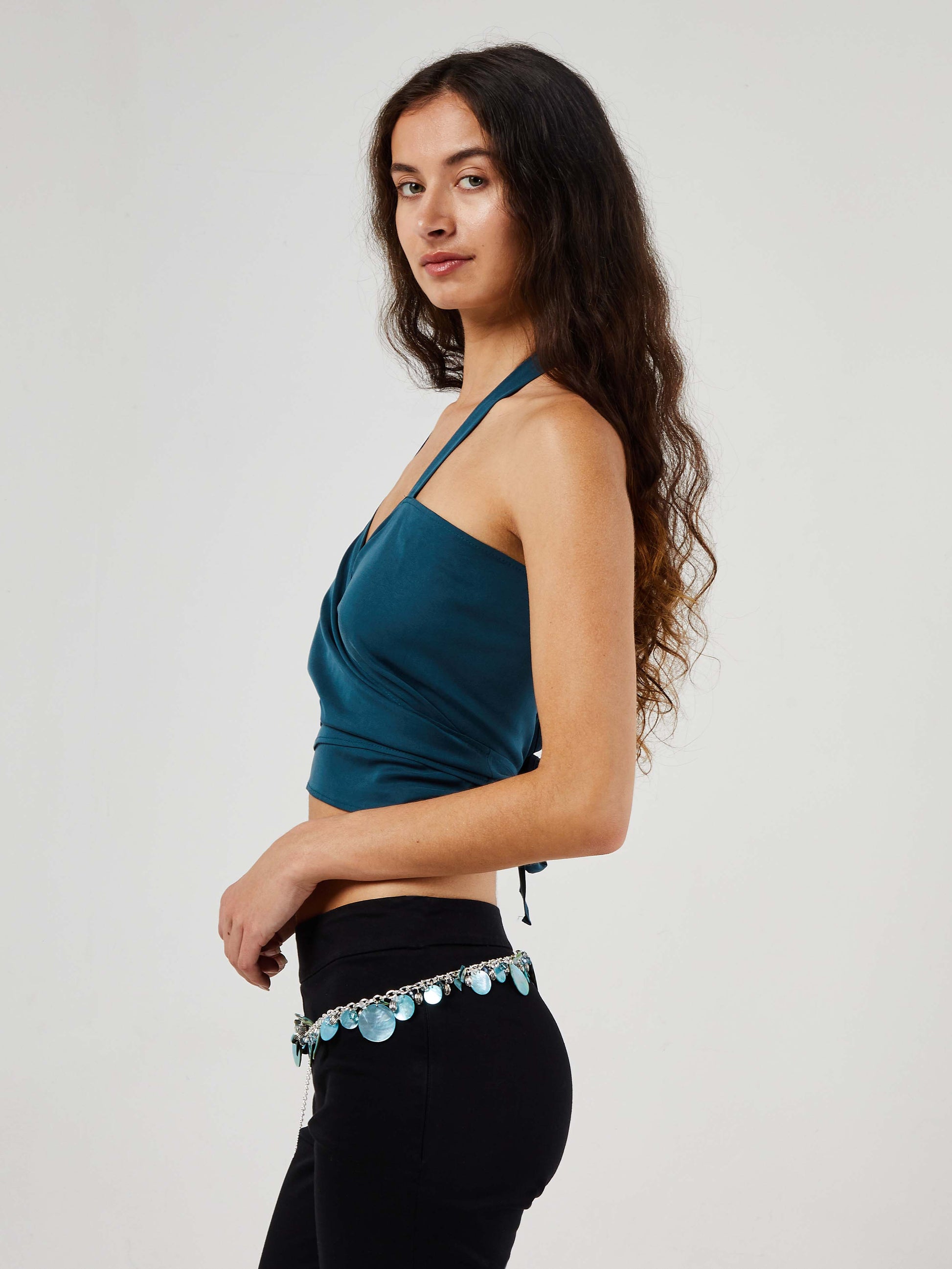 Blue Nude ~ Slow Fashion Brand - Hedone Halter Wrap Top