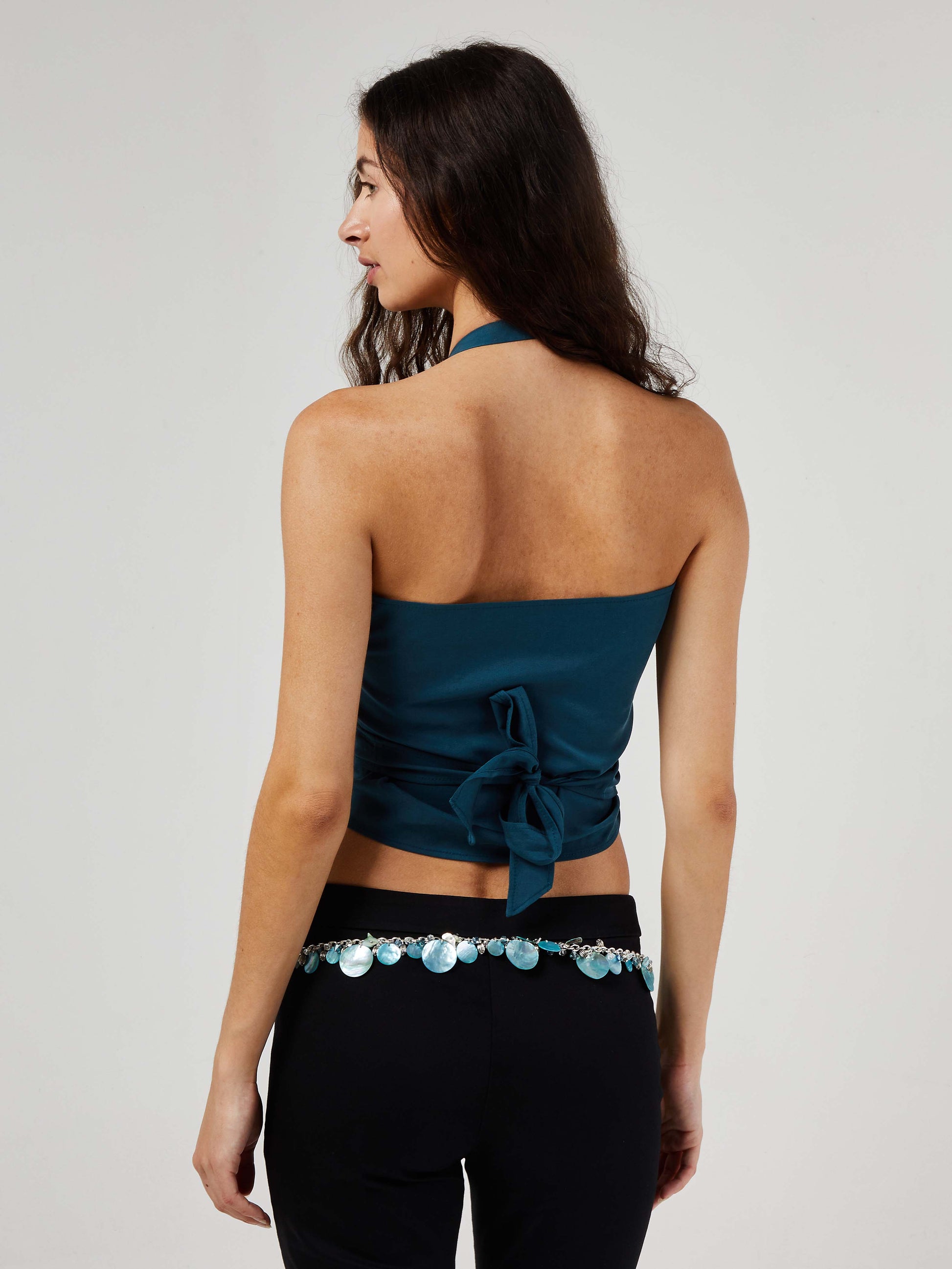 Blue Nude ~ Slow Fashion Brand - Hedone Halter Wrap Top