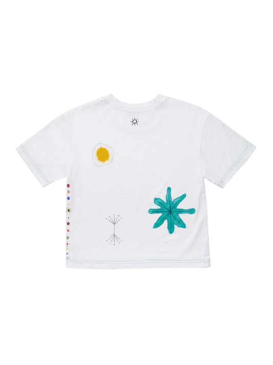 Blue Nude ~  Slow Fashion Brand - Helios Hand-Painted T-Shirt