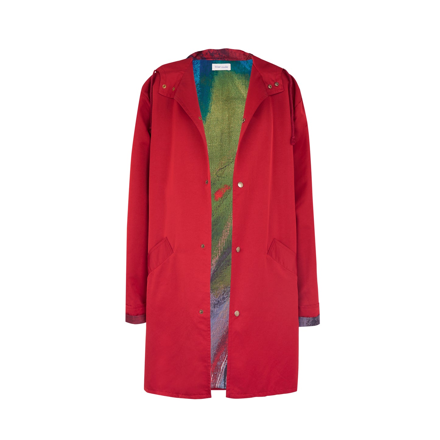 Blue Nude ~ Slow Fashion Brand - Hille Hooded Raincoat