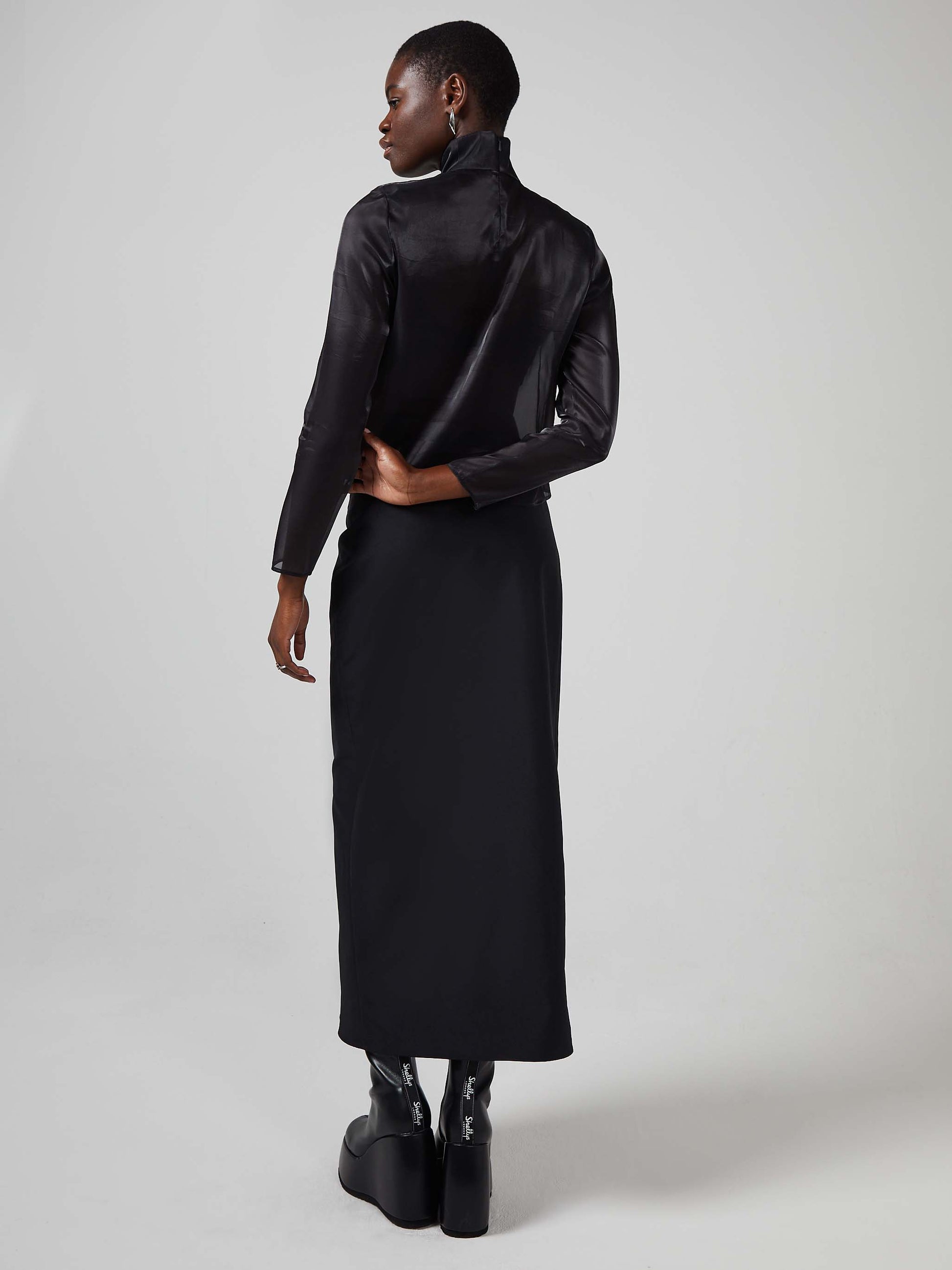 Blue Nude ~ Slow Fashion Brand - Li Utilitarian Wrap Maxi Skirt