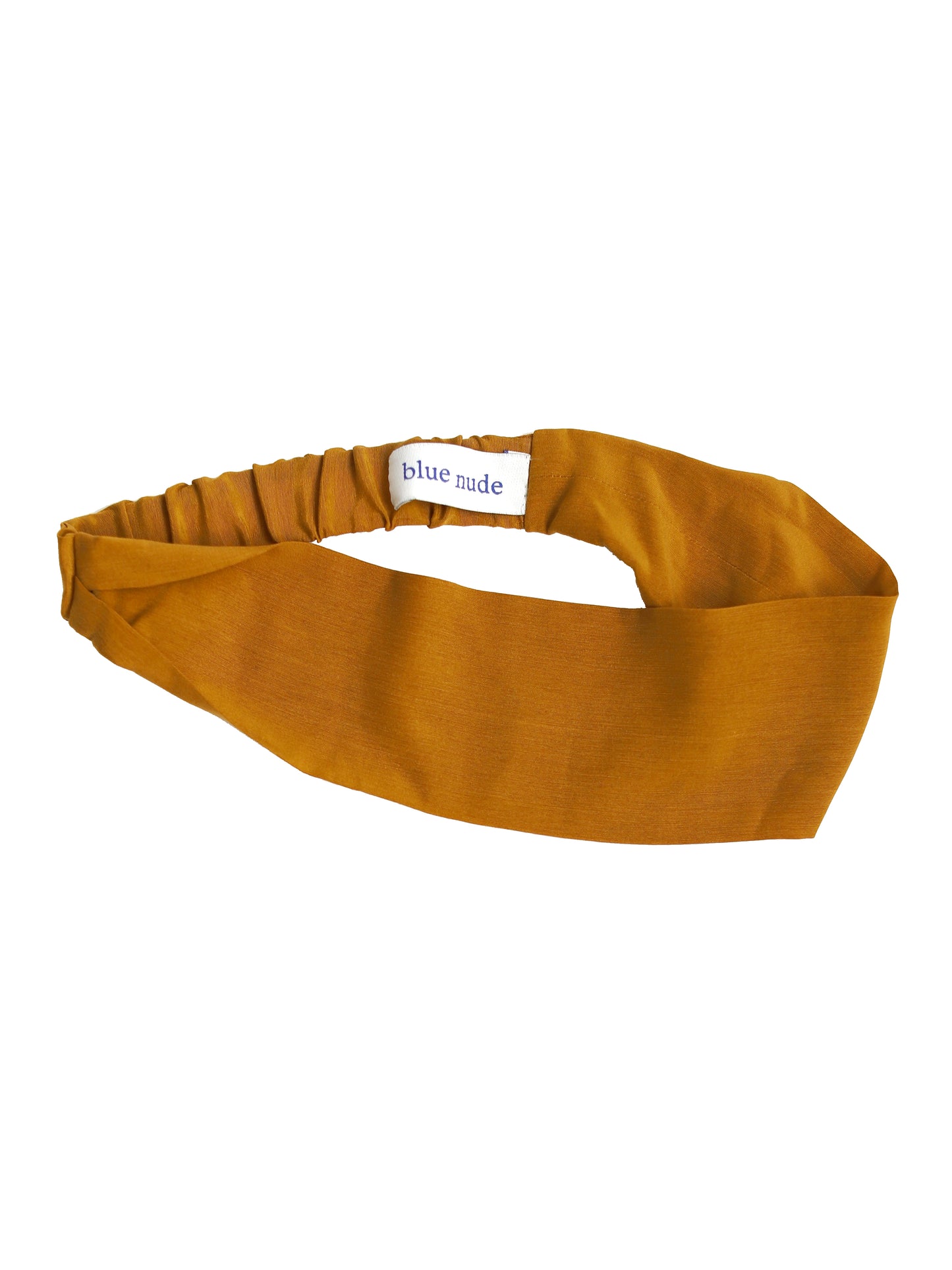 Blue Nude ~ Slow Fashion Brand - Solange Wide Headband in Ochre
