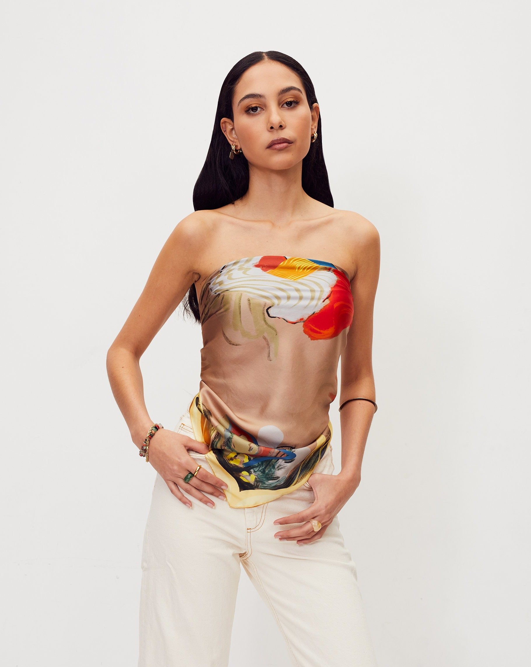 Blue Nude ~ Slow Fashion Brand - Cholla Silk Scarf