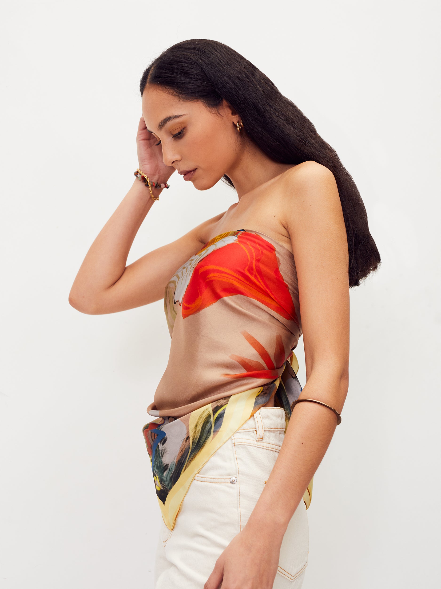 Blue Nude ~ Slow Fashion Brand - Cholla Silk Scarf