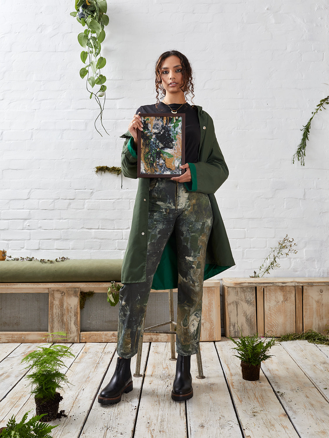 Blue Nude ~ Slow Fashion Brand - Pender Trouser and 'Justified Ancients' by Jamie House