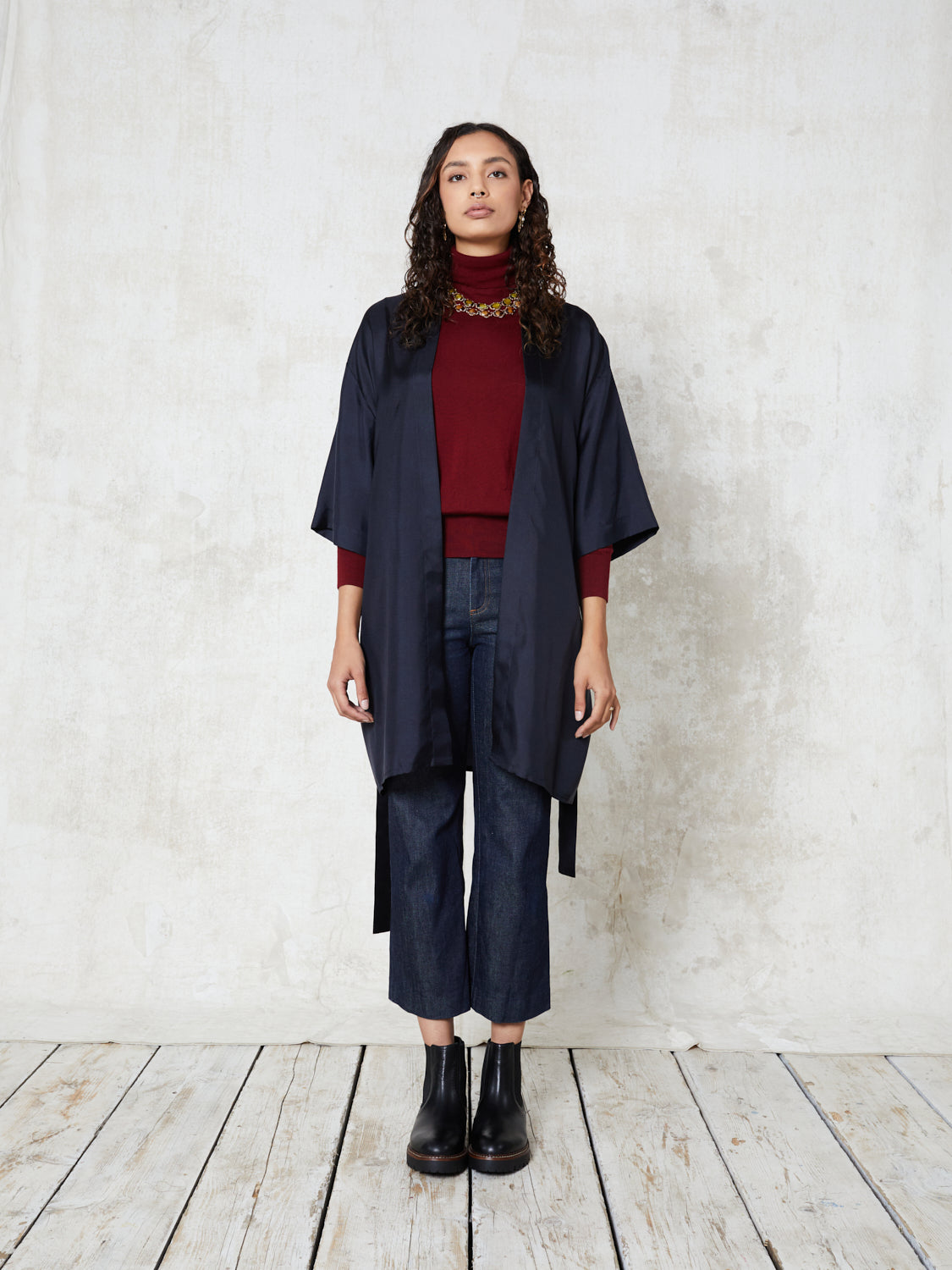 Blue Nude ~ Slow Fashion Brand - Tantalus Silk Kimono