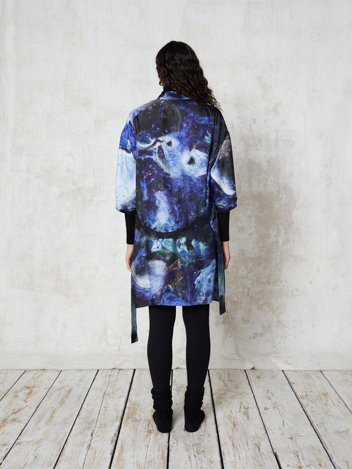 Blue Nude ~ Slow Fashion Brand - Channel Silk Kimono