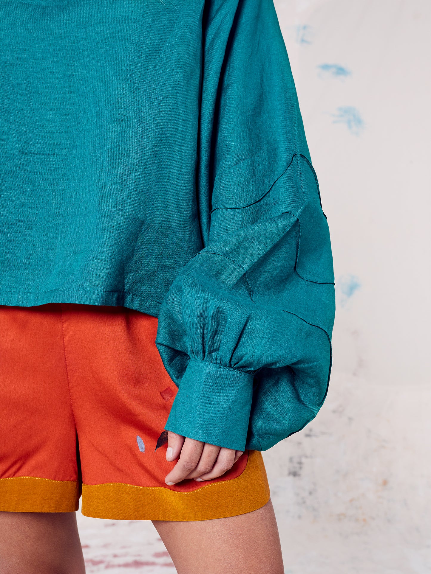 Blue Nude ~ Slow Fashion Brand - Saguaro Linen Top