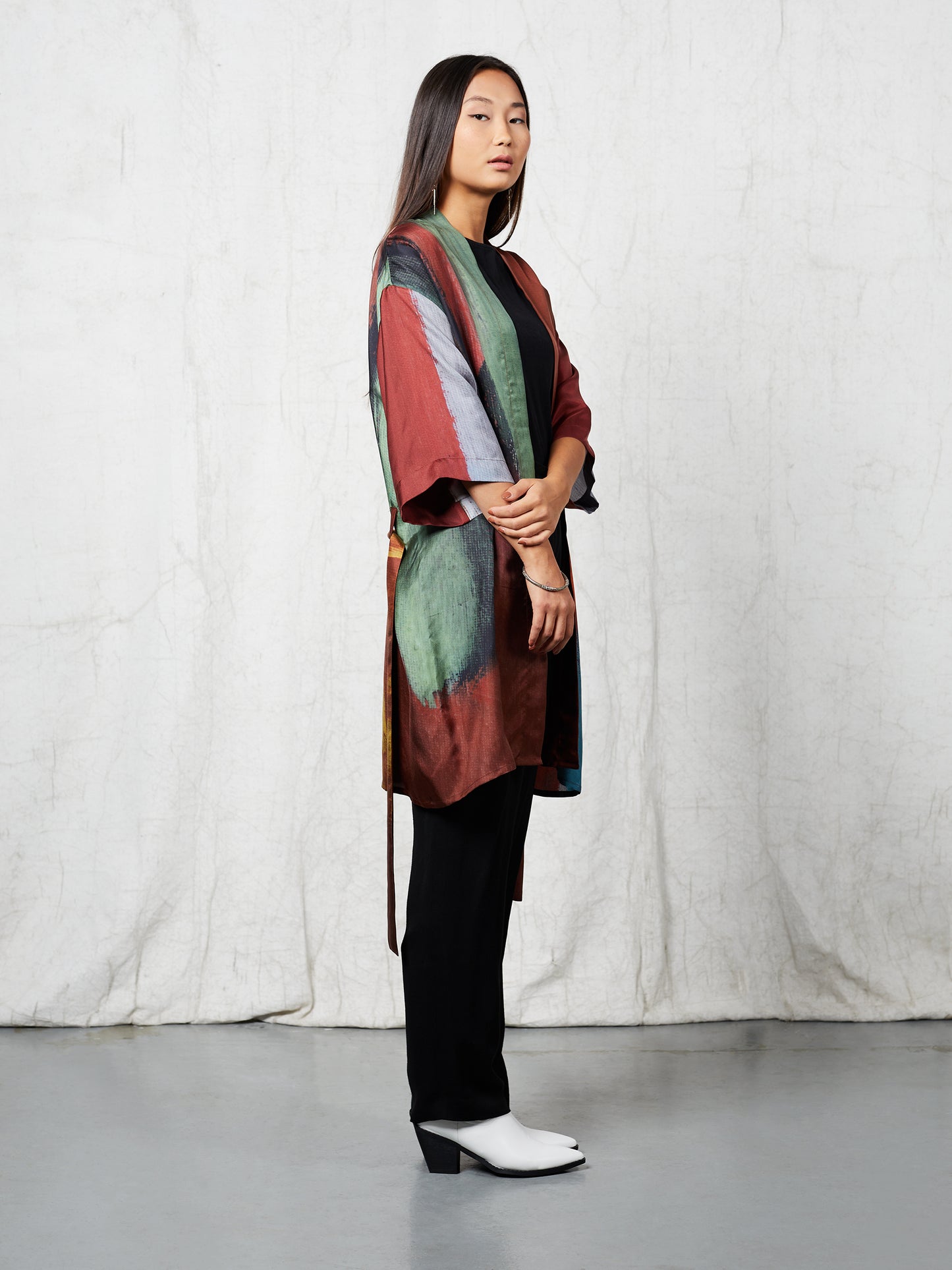 Blue Nude ~ Slow Fashion Brand - Sal Silk Kimono