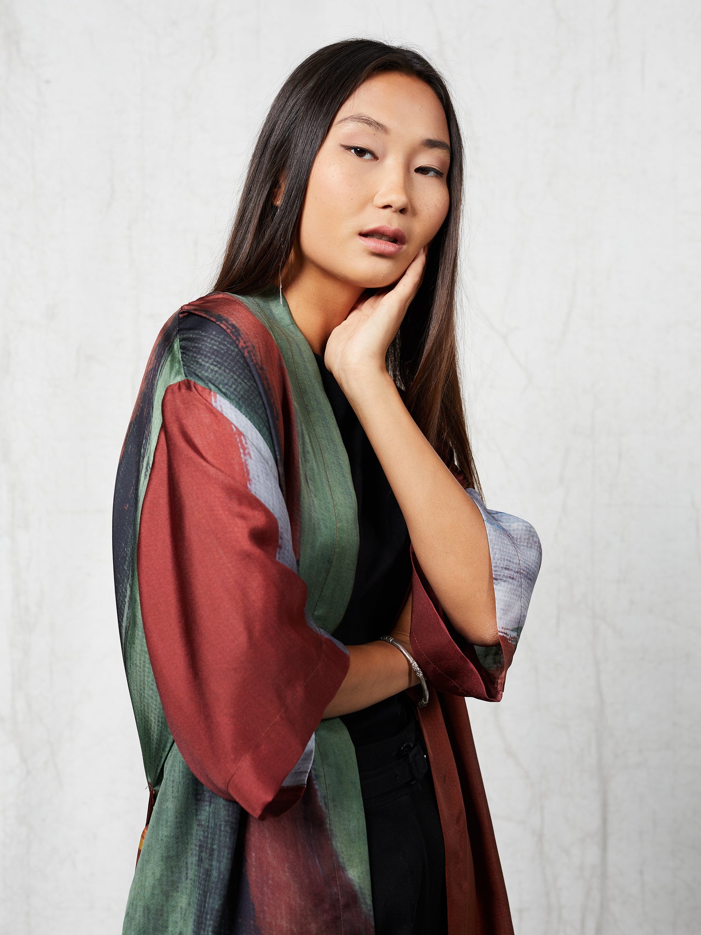 Blue Nude ~ Slow Fashion Brand - Sal Silk Kimono