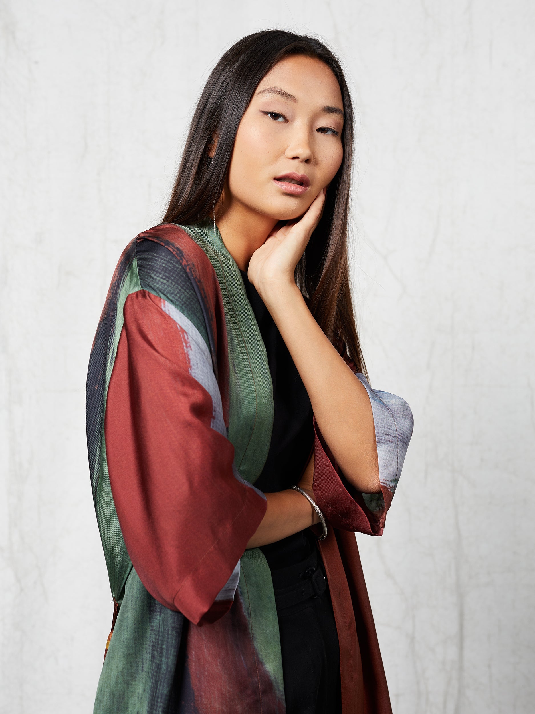 Blue Nude ~ Slow Fashion Brand - Sal Silk Kimono