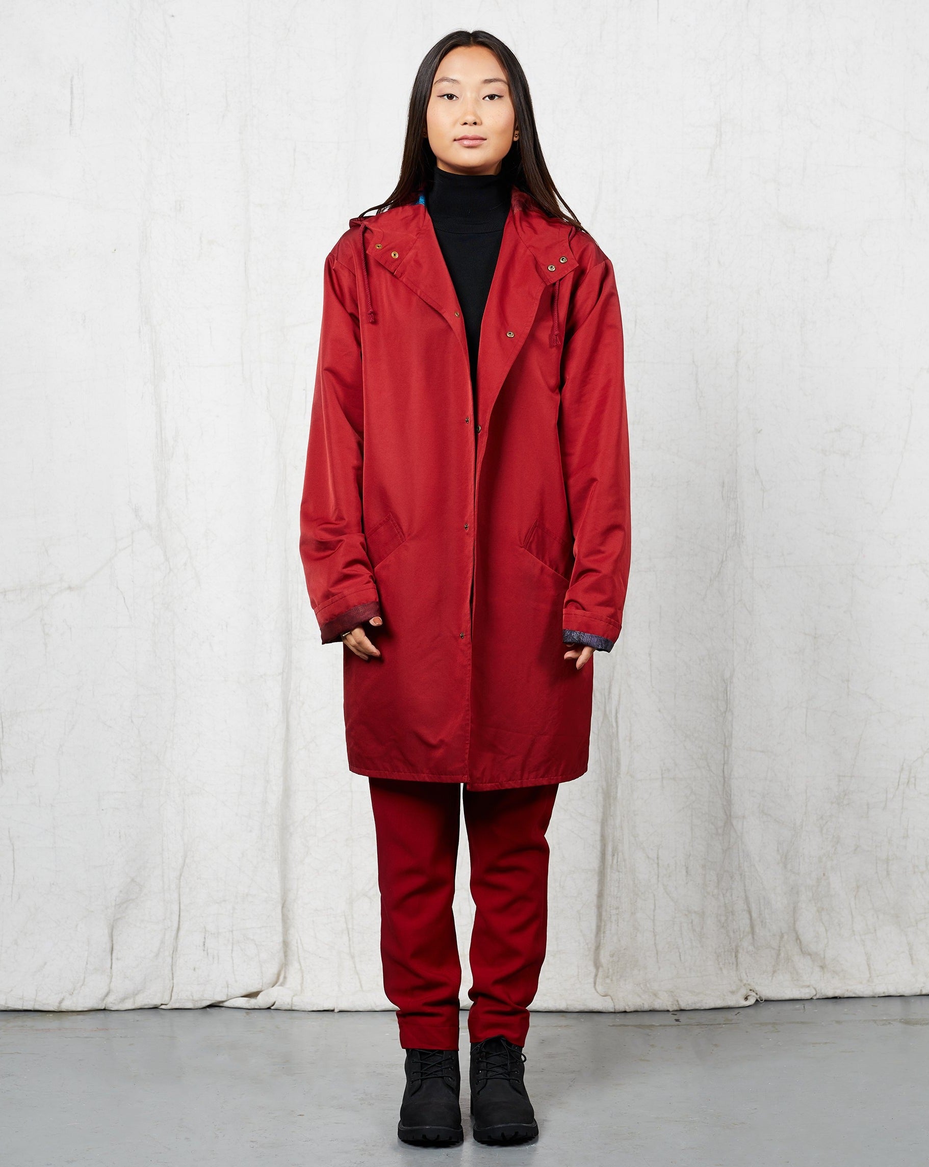 Blue Nude ~ Slow Fashion Brand - Hille Hooded Raincoat