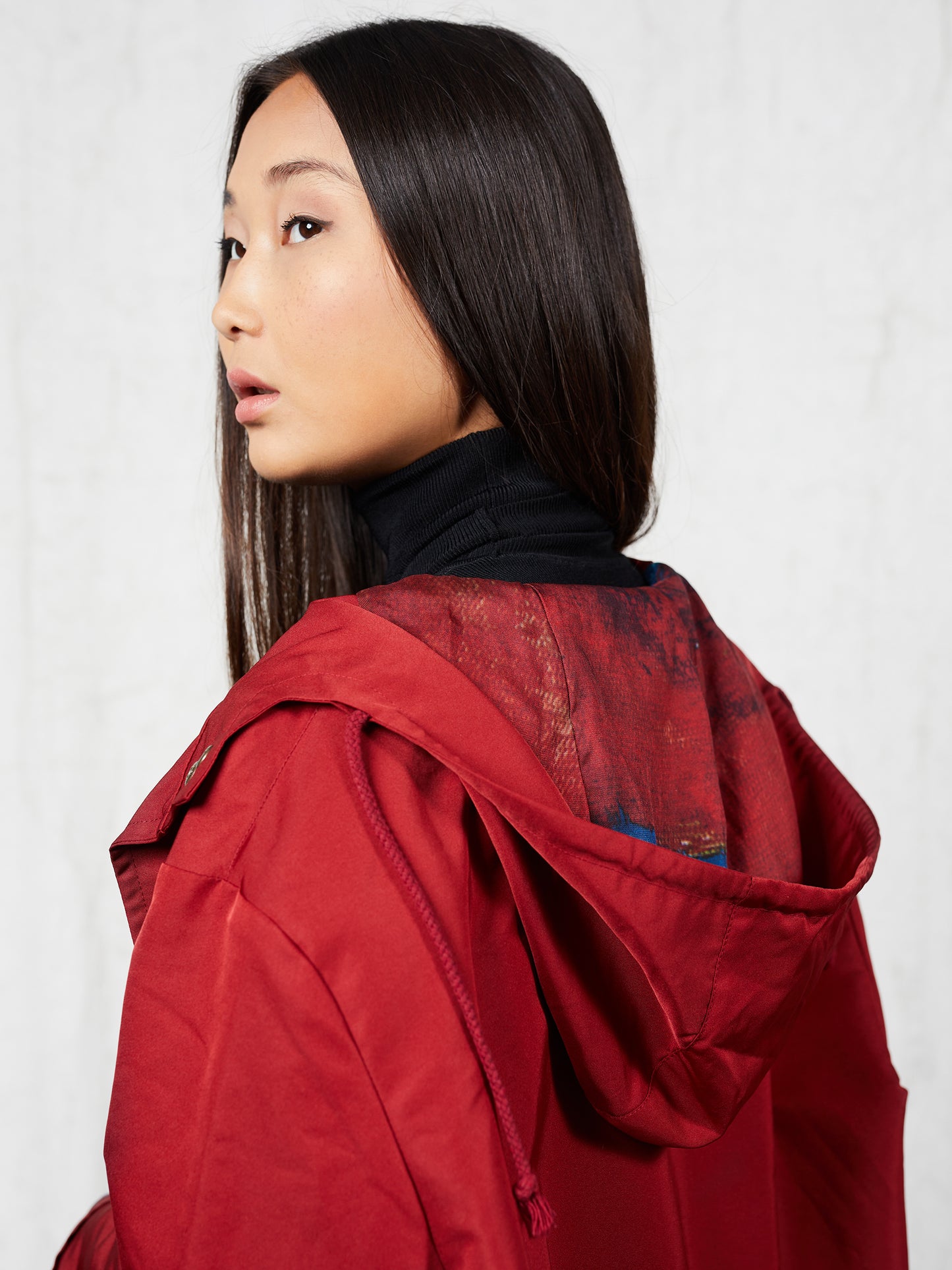 Blue Nude ~ Slow Fashion Brand - Hille Hooded Raincoat