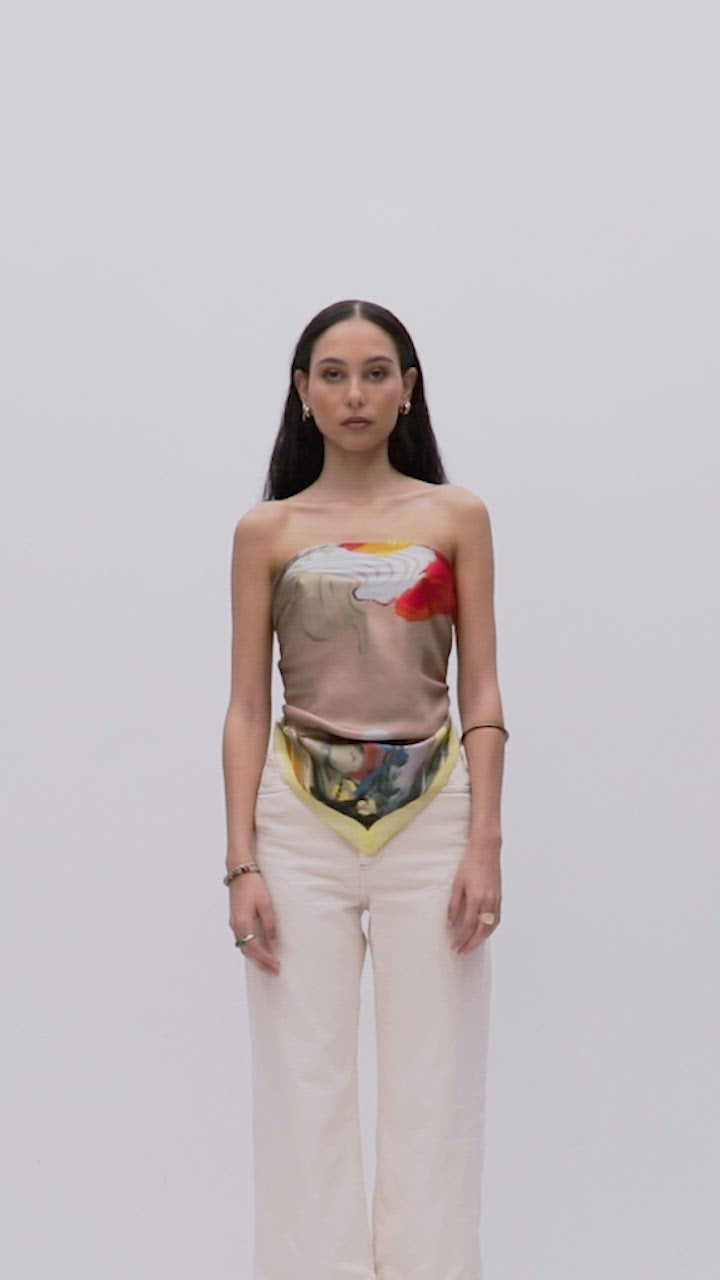 Blue Nude ~ Slow Fashion Brand - Cholla Silk Scarf