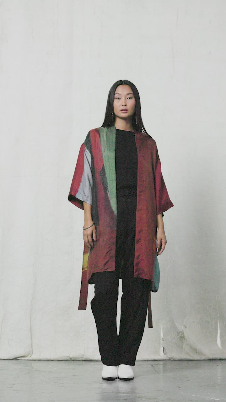 Blue Nude ~ Slow Fashion Brand - Sal Silk Kimono