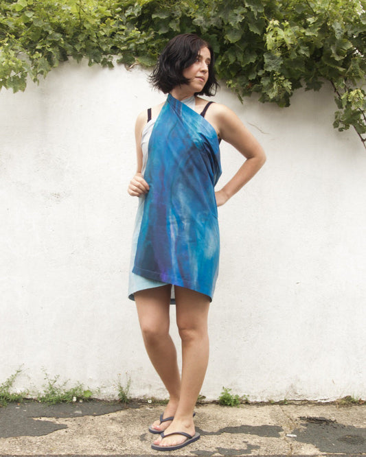 Blue Nude ~ Slow Fashion Brand - Besma Whayeb (Sustainability Writer) in La Pointe Tie Sarong