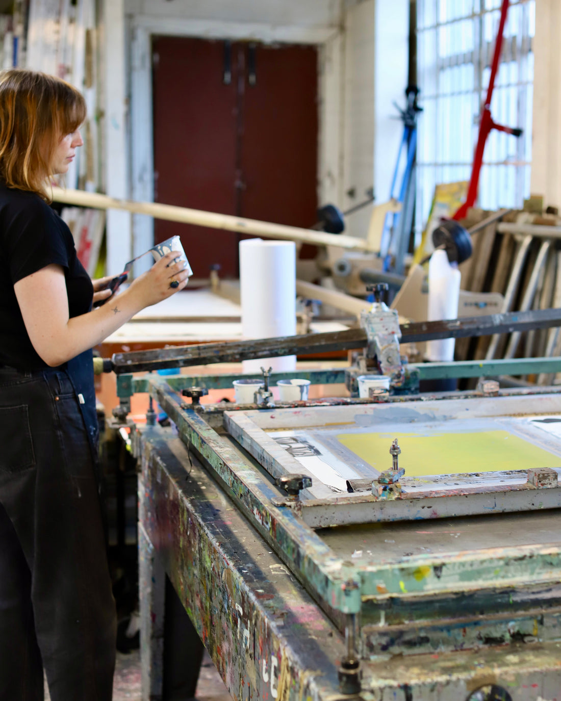 Blue Nude ~ Slow Fashion Brand - Coline L'Achiver Studio Cosmogram Screenprinting