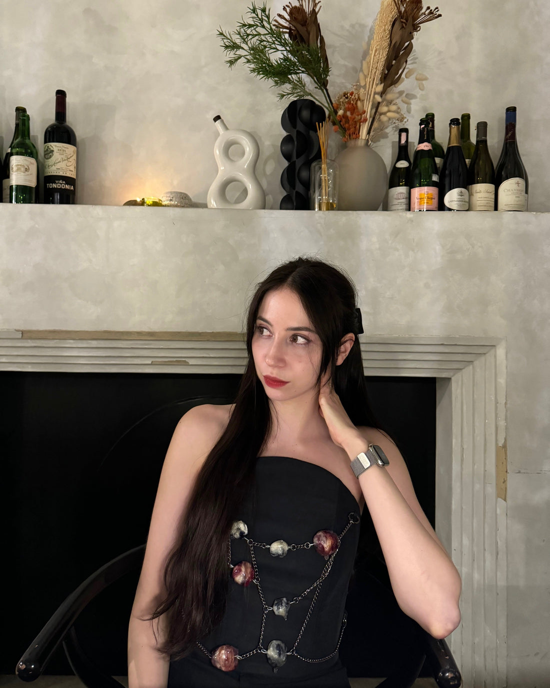 Blue Nude ~ Slow Fashion Brand - Belinda Martin in the Zia Detachable Sculpture Bustier