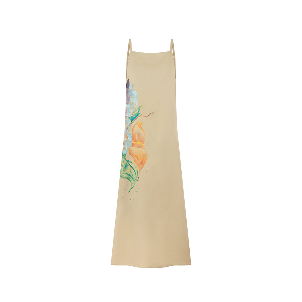 Blue Nude ~ Slow Fashion Brand - Sonoran Hand-Painted Dress