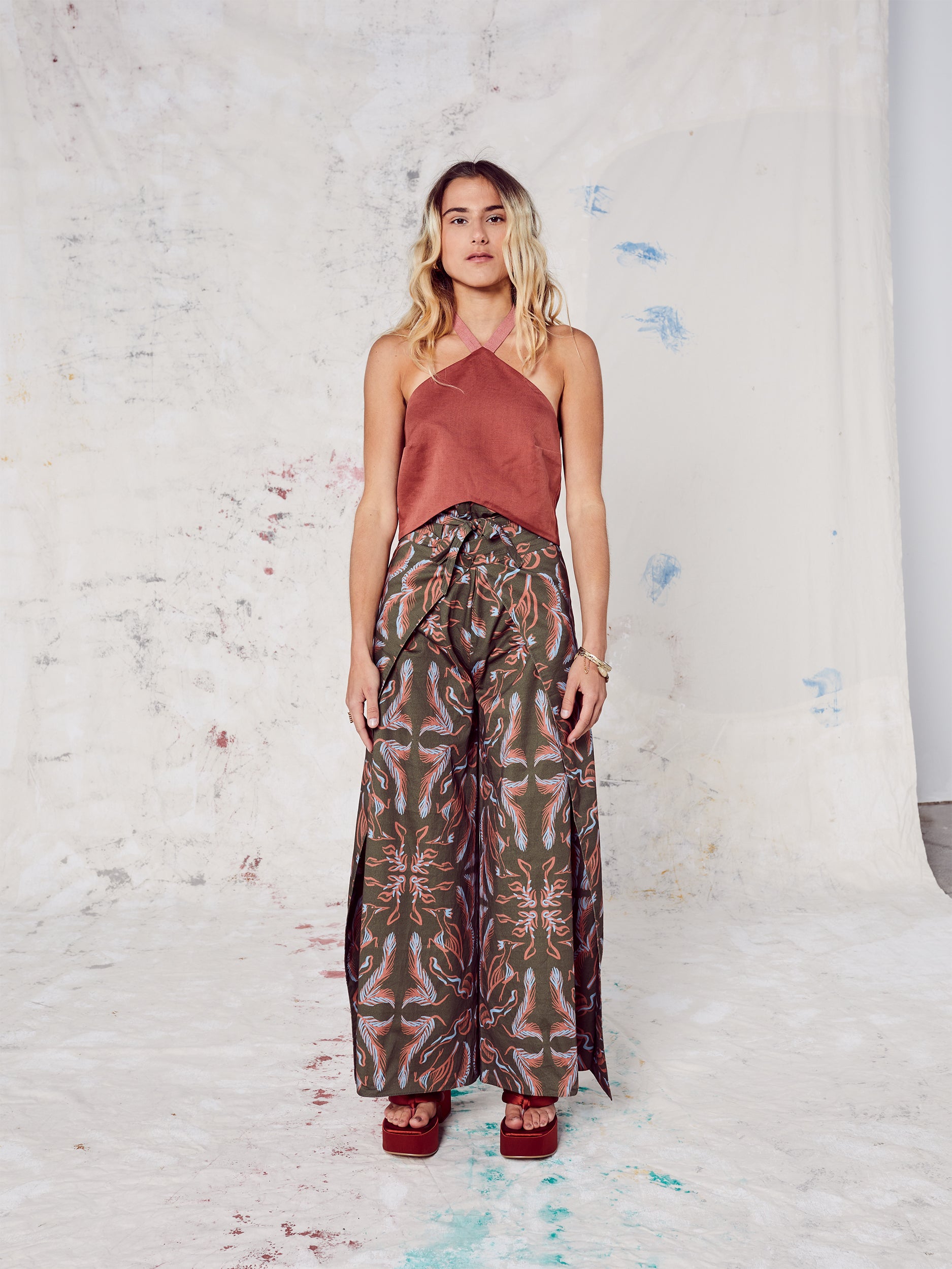 Blue Nude ~ Slow Fashion Brand - Georgia Wrap Pant