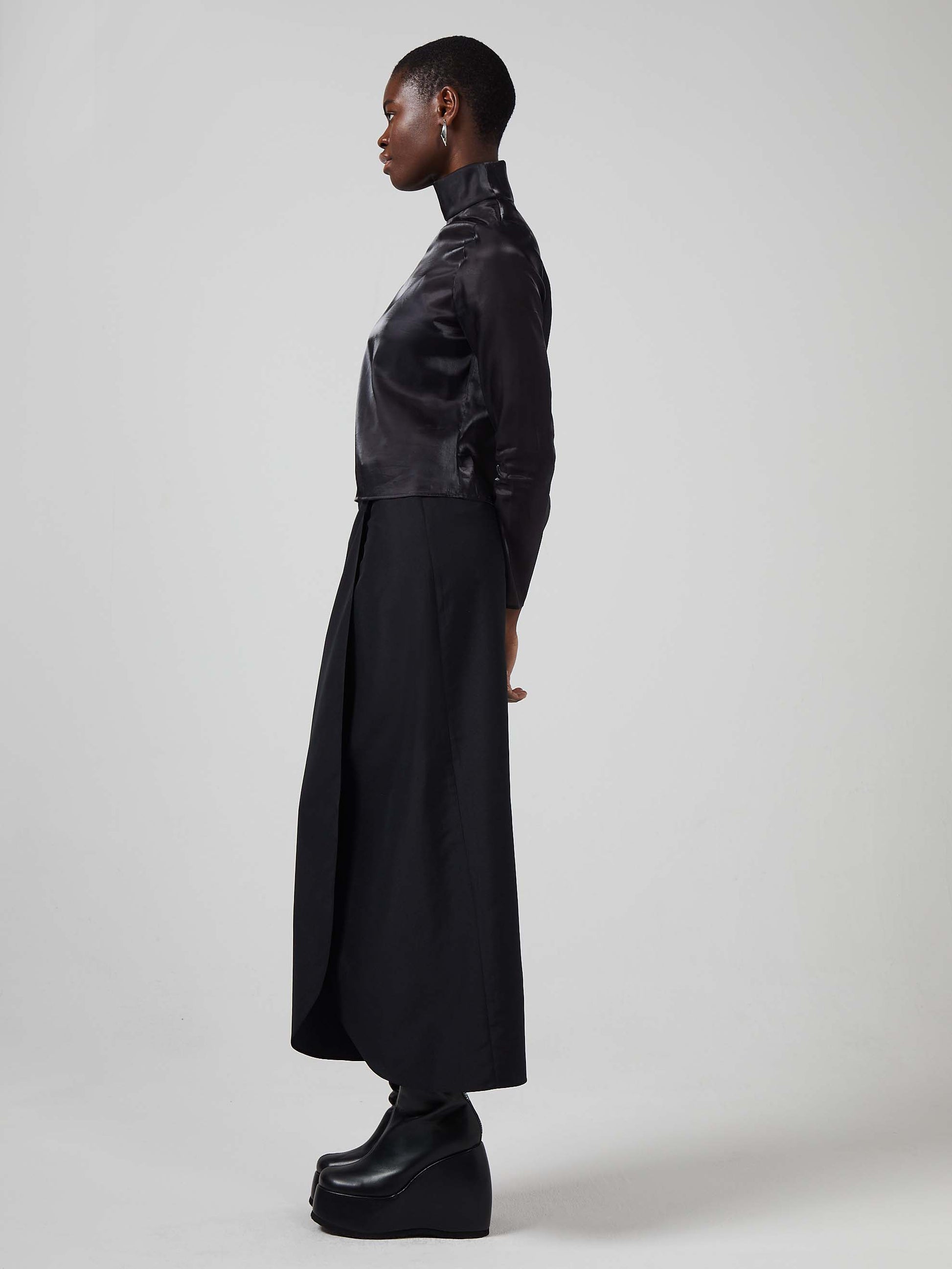 Blue Nude ~ Slow Fashion Brand - Li Utilitarian Wrap Maxi Skirt