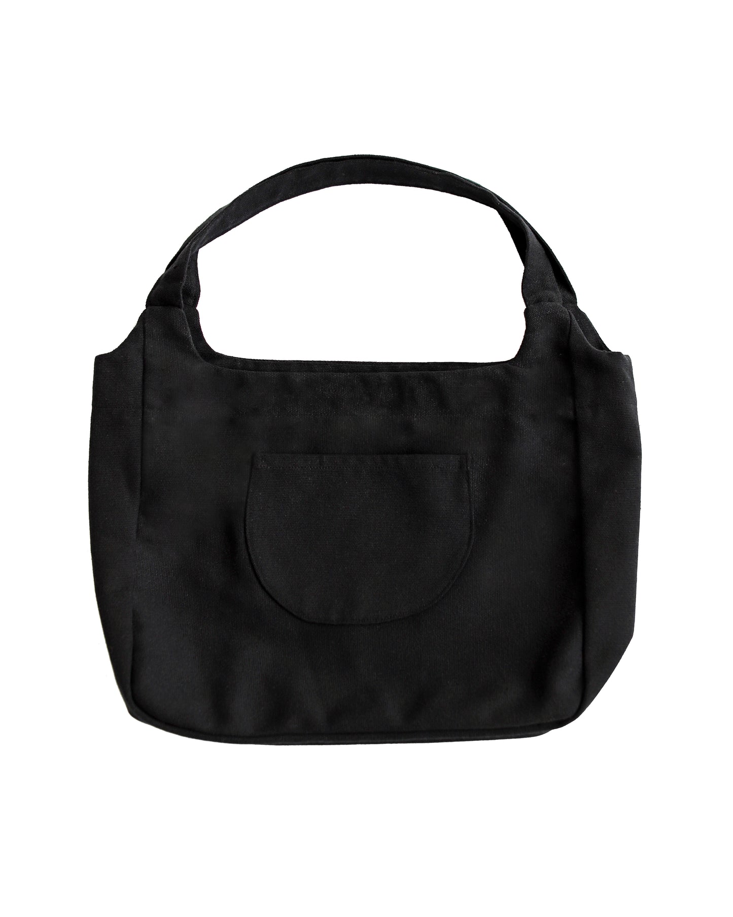 Enso Curved Tote Bag - Black Graphite
