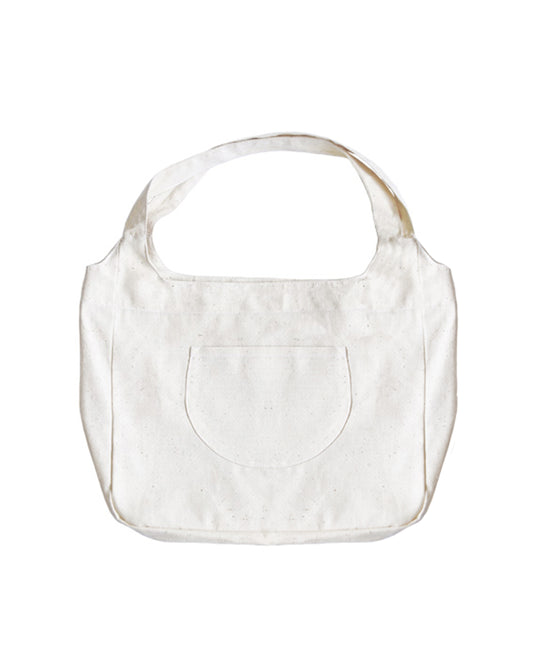 Blue Nude ~ Slow Fashion Brand - Enso Curved Tote Bag in Cream