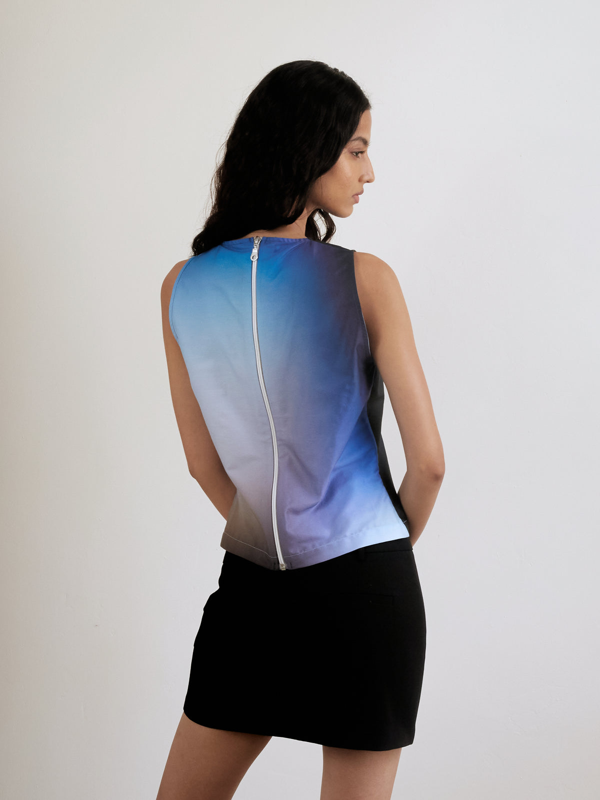 Blue Nude ~ Slow Fashion Brand - Prism Sleeveless Printed Top