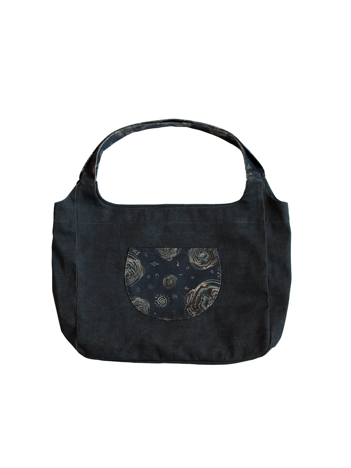 Enso Curved Tote Bag - Paisley