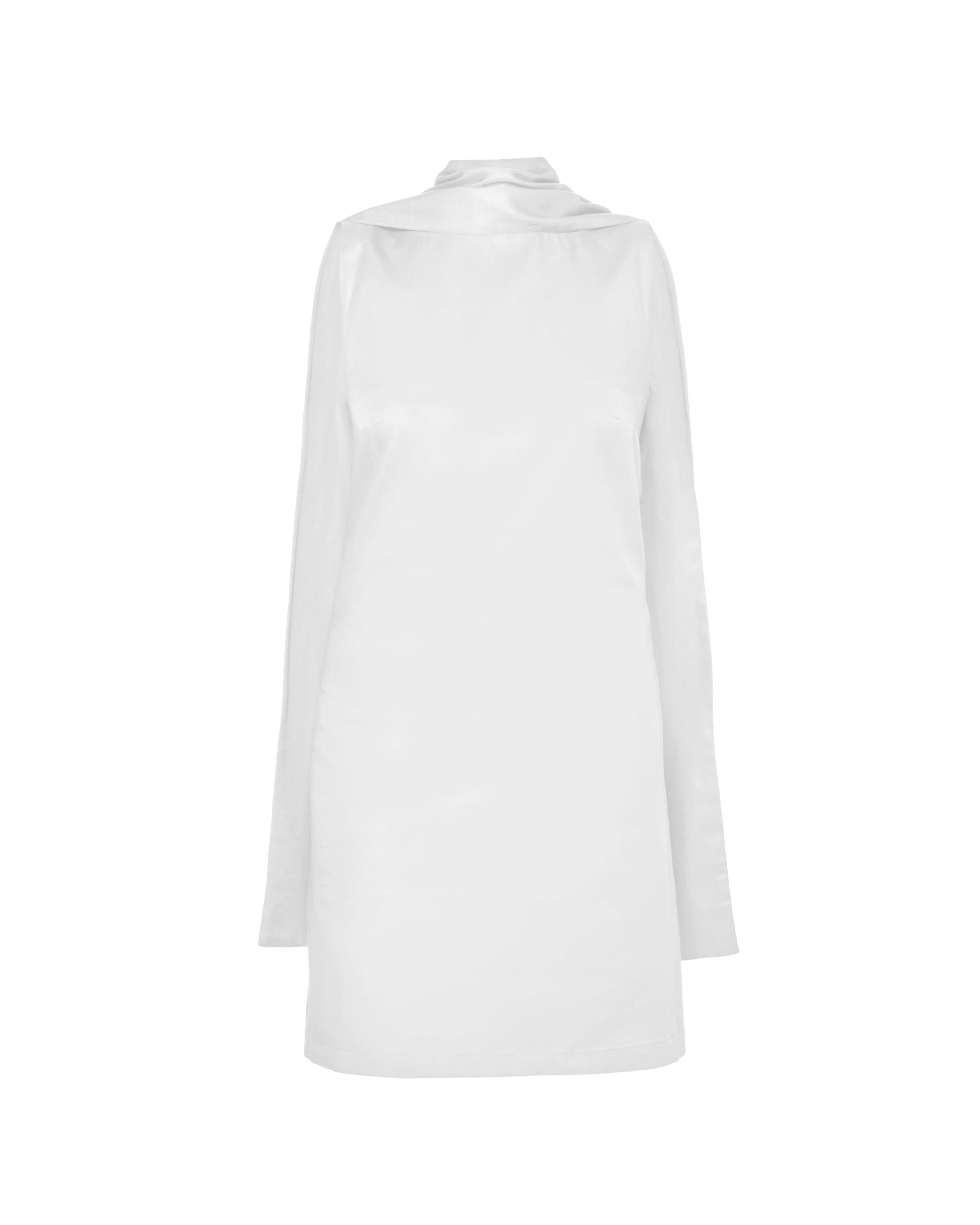 Blue Nude ~ Slow Fashion Brand - Jardin Scarf Dress in Pearl