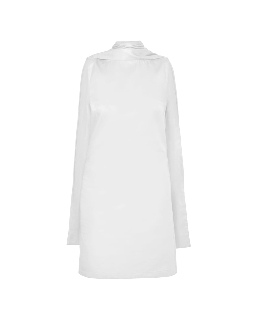 Blue Nude ~ Slow Fashion Brand - Jardin Scarf Dress in Pearl