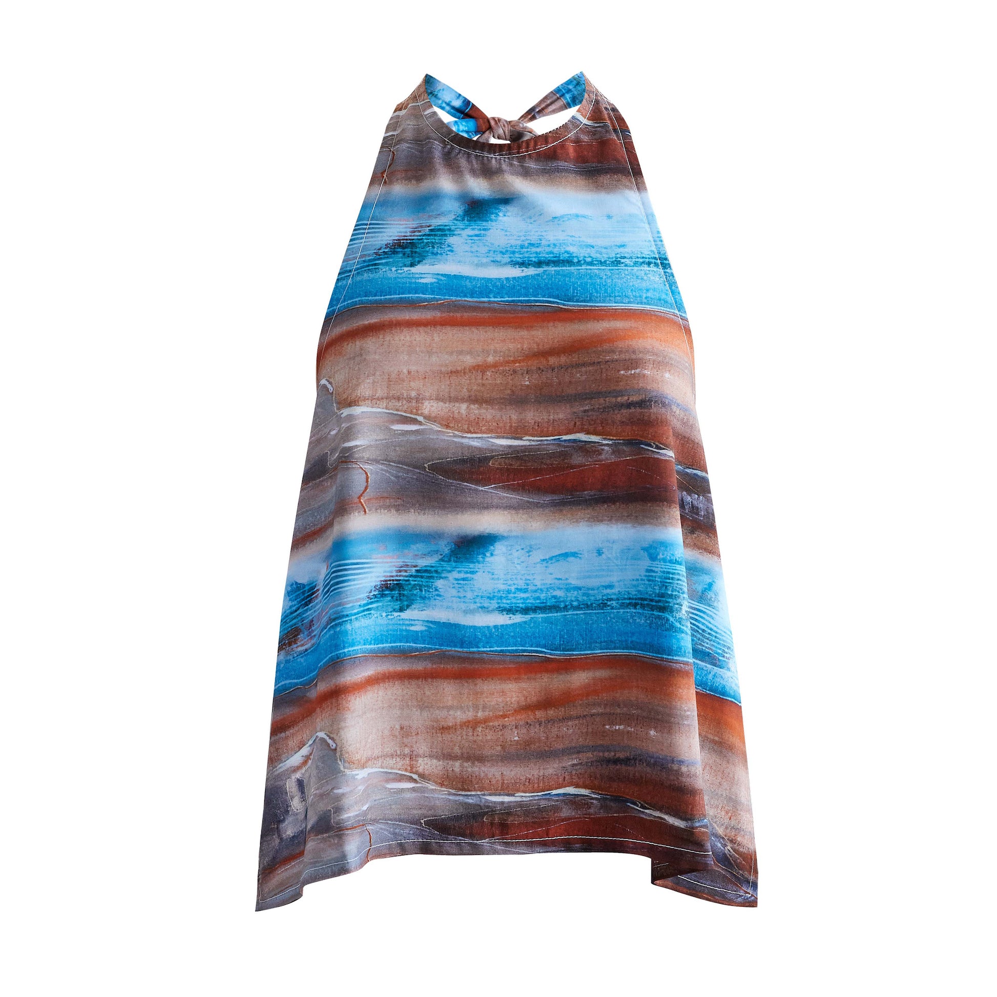 Blue Nude ~ Slow Fashion Brand - Heidi Stutt Mesa Halter Tie Bamboo Top