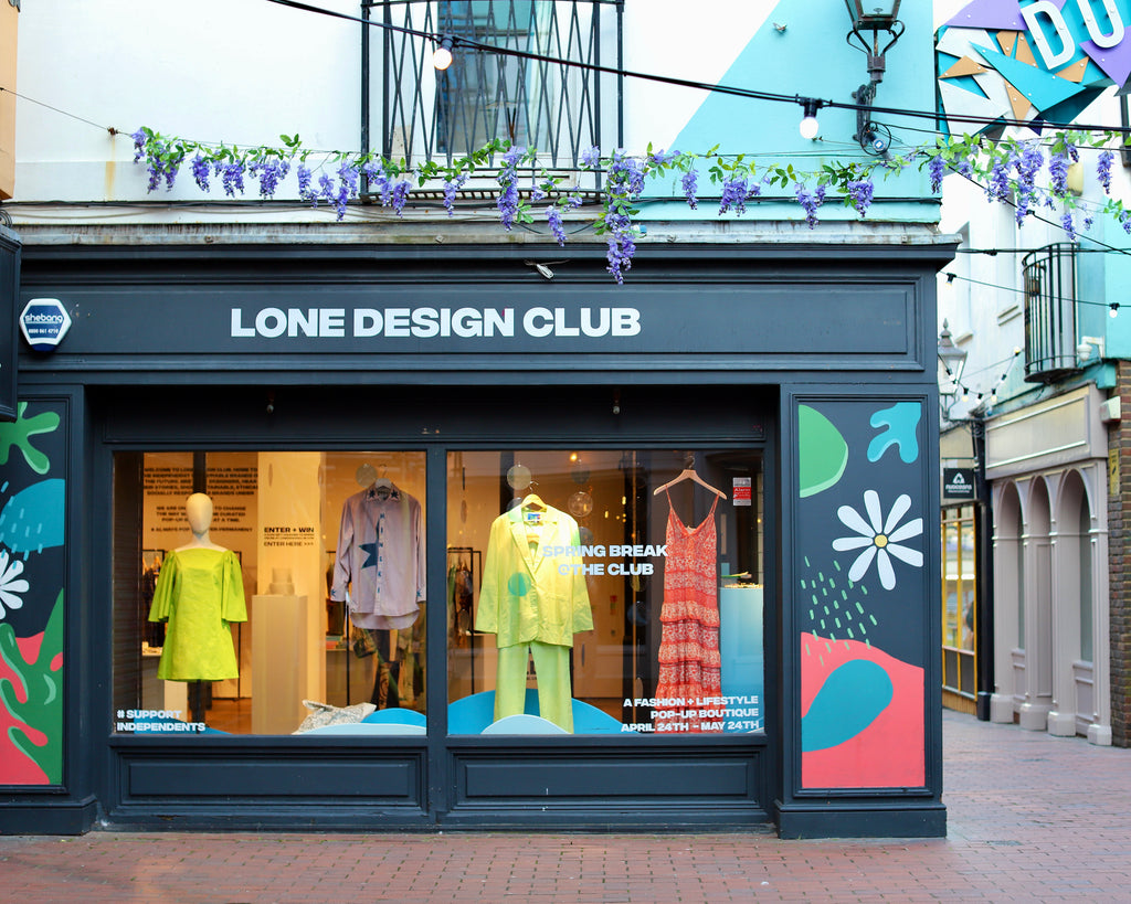 Blue Nude ~ Slow Fashion Brand - Lone Design Club Brighton Pop-Up Boutique