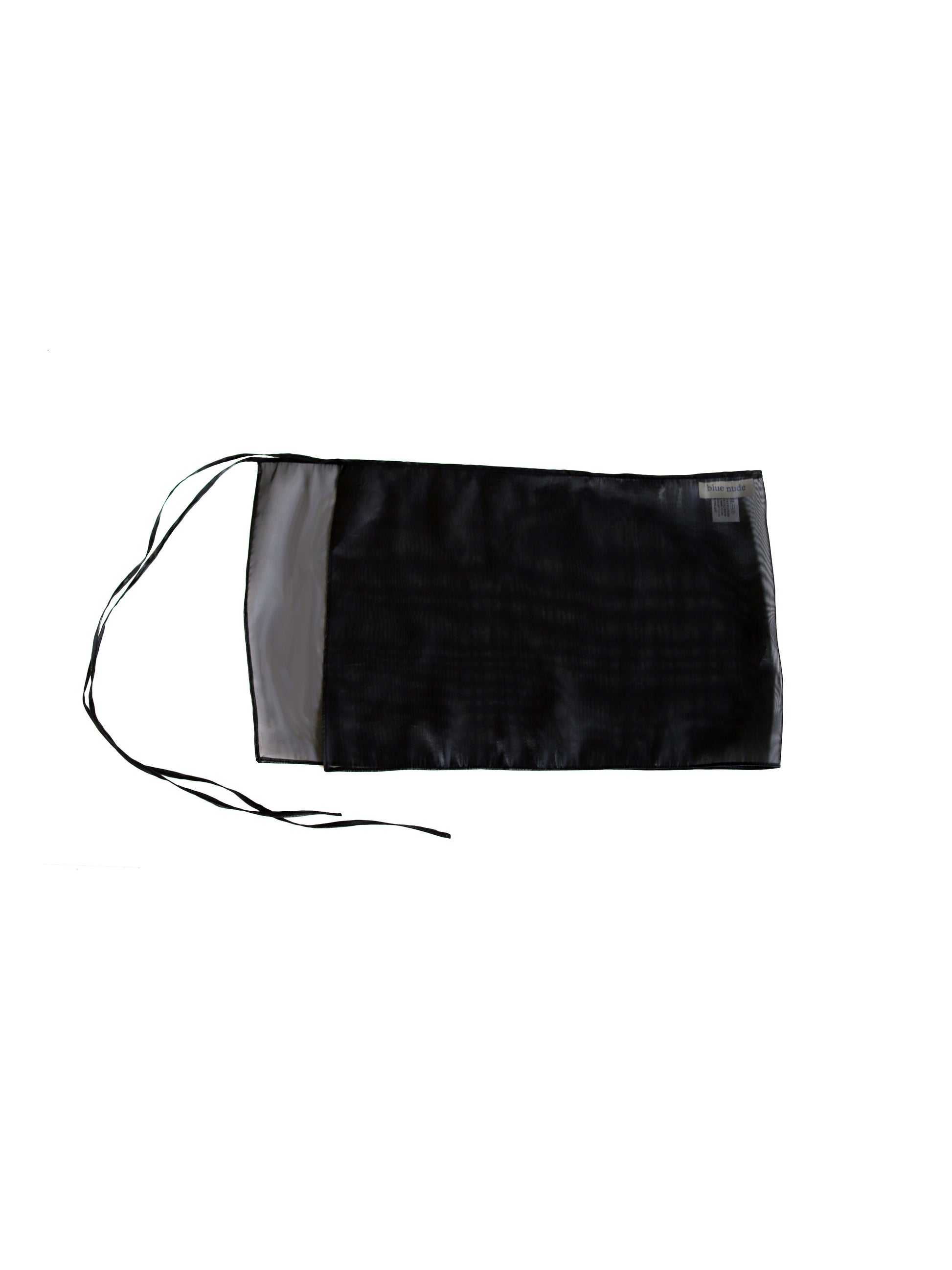 Blue Nude ~ Slow Fashion Brand - Obscura Wrap Tie Skirt in Black Mirror