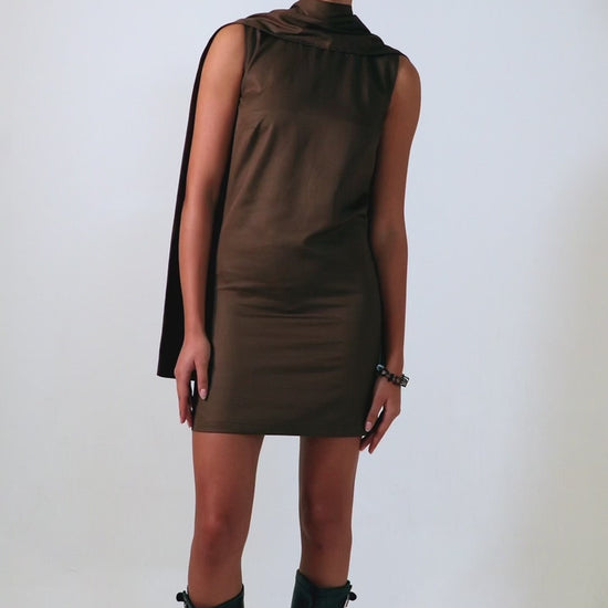 Blue Nude ~ Slow Fashion Brand - Jardin Scarf Mini Dress