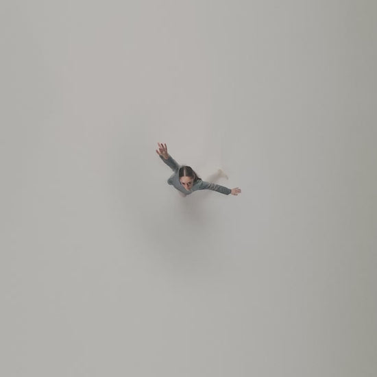 Blue Nude ~ Slow Fashion Brand - Borealis Wool Mock Neck Top Ekin Bernay