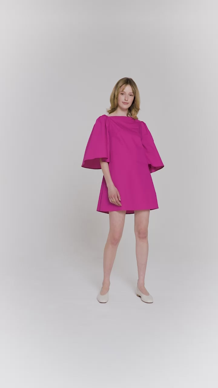 Blue Nude ~ Slow Fashion Brand - Delphine Minidress in Fleur